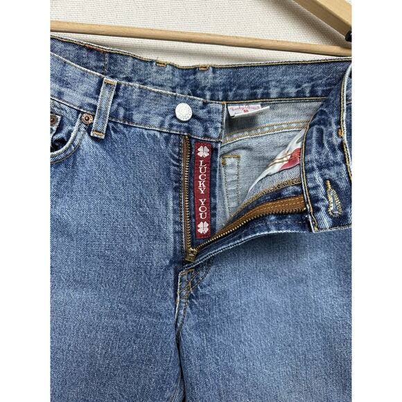 Lucky Brand Jeans Womens 12/31 Plain Jane Flare C Denim Dungarees American Made - Picture 6 of 16